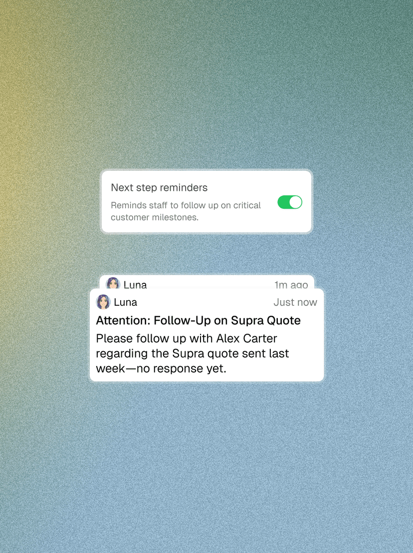 Never let a lead slip illustration