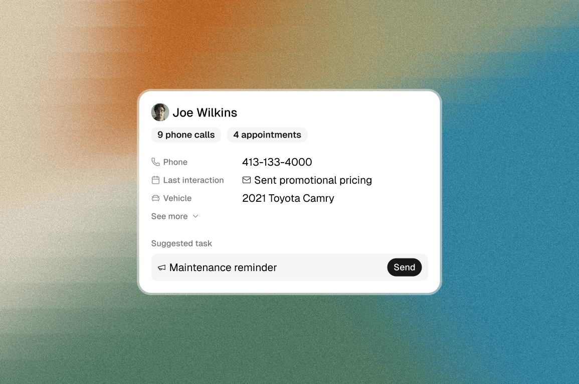 Remembers everything and does the work for you. illustration