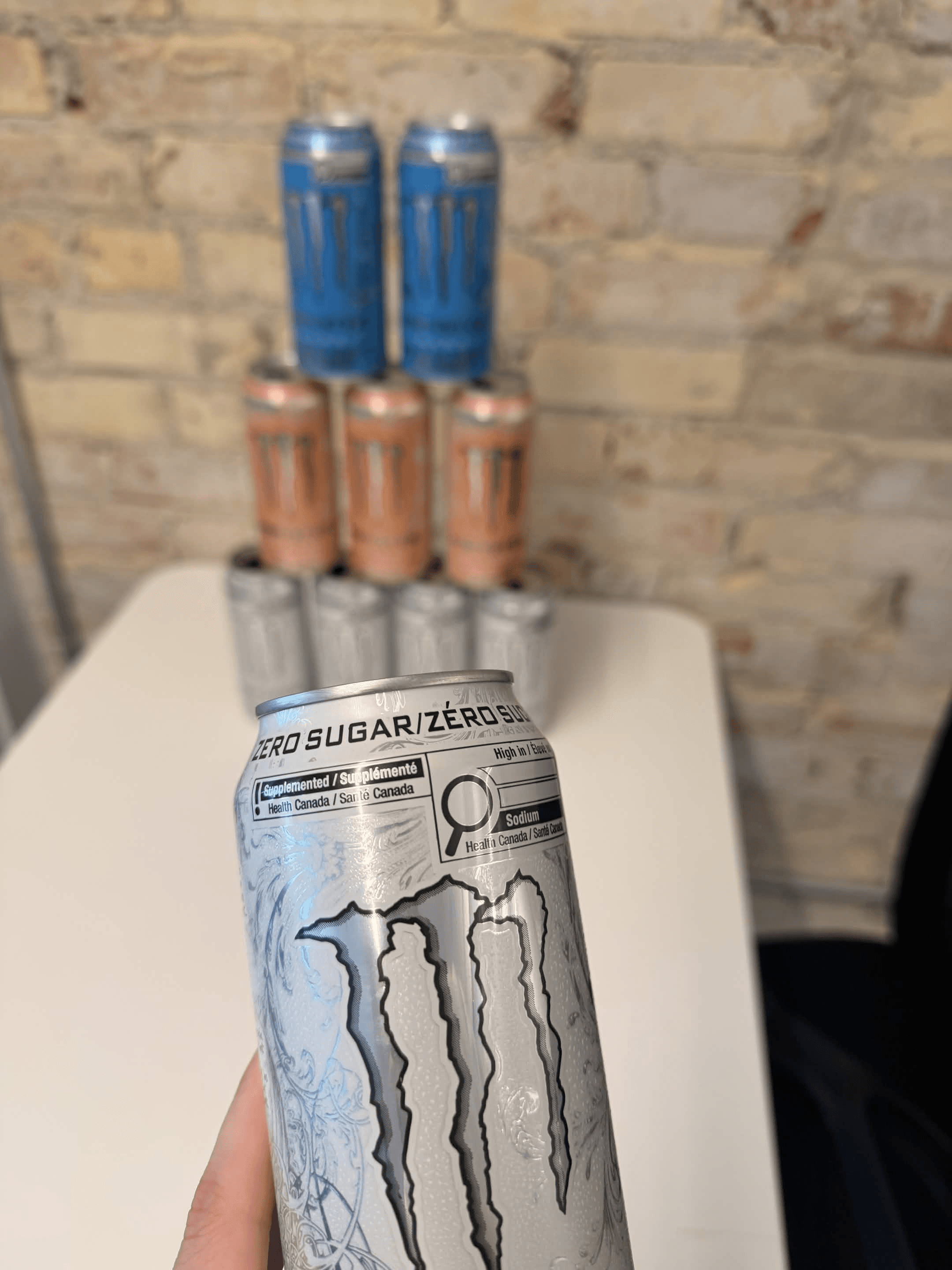 The Clearline office energy drink collection